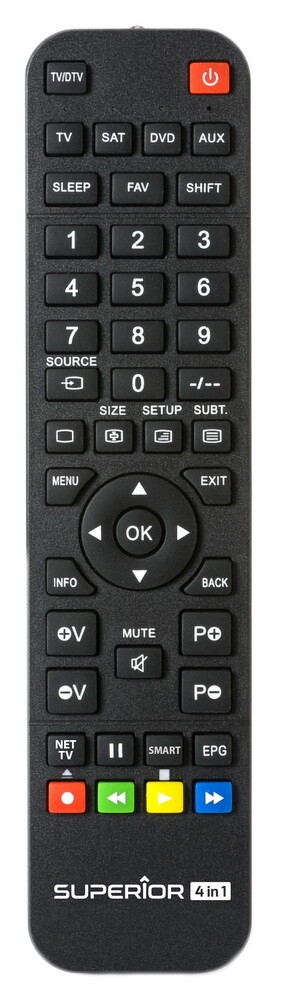 TV Fernbedienung Re-Flix Light 4in1 passend für Philips 21GR5750AI0B