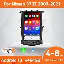 Android Car Radio Tesla Screen for Nissan 370Z 2009-2021 GPS Stereo Upgrade 128G