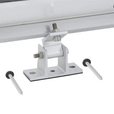 Solar Panel Rotatable Elevation With Angle Bracket Roof Mounting Attachment