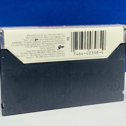 Cassette tape vtg movie Soundtrack hits songs Ruthless People Bruce Springsteen - Picture 3 of 3
