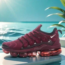 In All Size Nike Air VaporMax Plus Night Maroon Burgundy Red FN6850-681