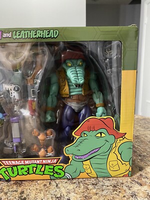 NECA TMNT Teenage Mutant Ninja Turtles Slash and Leatherhead 2