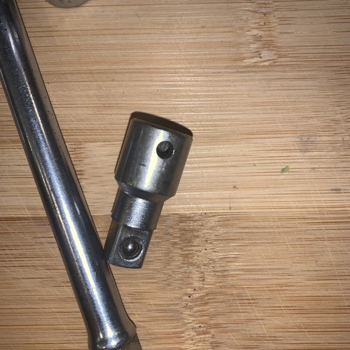 CORNWELL 4 pc. tool lot TR-32 short 3/8 Dr. ratchet, extensions,swivel socket - Picture 20 of 23
