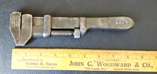 NOS MINTY - J.H Williams Railroad Special  Whitman & Barnes 8" Adjustable Wrench