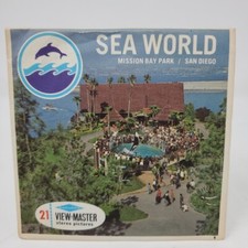 1950s VIEW-MASTER A-192 "SEA WORLD" COMPLETE 3-REEL PACKET