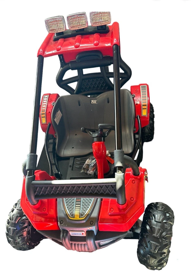 Nuevo Power Wheels 12V Baja Trailster Powered Ride-On Velocidad de 5 Mph - Rojo/Negro Foto 2 de 4