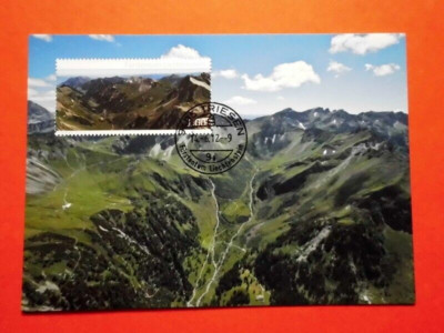 Ak. Ansichtskarten Maximumkarten Liechtenstein Panorama Valüna Mi. Nr. LI 1632 o