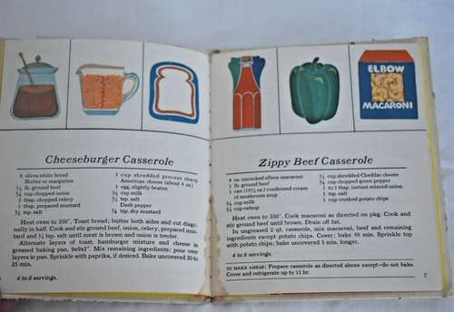 Betty Crocker's Piggy Bank Casseroles Cookbook Booklet 1970 Paperback + More - Picture 5 of 15
