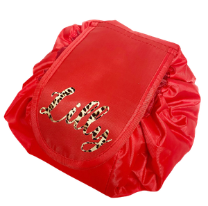 drawstring makeup travel bag