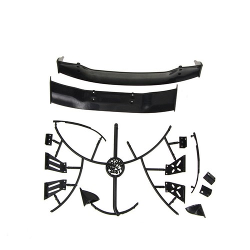 Universal Car Rear Wings Plastic Spoiler Wing for 1/10 RC Racing Drift Truck Car - Picture 4 of 8