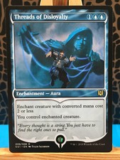 MTG - Threads of Disloyalty. Signature Spellbook: Jace. Rare - Blue Enchantment.