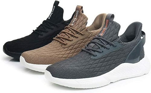 Men's Running Shoes Air Knit Mesh Breathable Sport. Shoes.Shock Cushioning - Picture 53 of 258