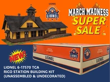 LIONEL 6-17570 TCA RICO STATION BUILDING KIT (UNASSEMBLED & UNDECORATED) NIB