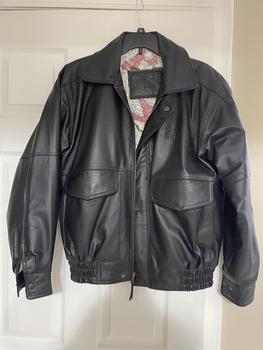 Spiced Jack No 94 men's black leather jacket size Medium, New | eBay