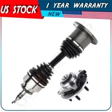 Front Wheel Hub Bearing & CV Axle Shaft For Ford F-150 2004-2008 Left Or Right