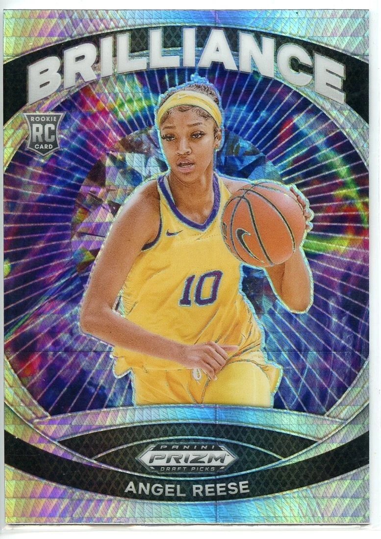 2024 Panini Prizm Draft Picks Brilliance Hyper Prizm Angel Reese #12 Rookie RC