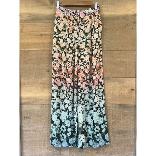 NWOT REISS SERENA FLORAL PRINT WIDE LEG TROUSERS SIZE 0 - Picture 4 of 11