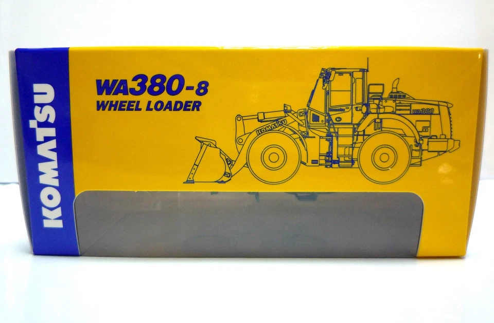 Komatsu Official Diecast Model Wheel Loader WA380-8 / 1:87 / Japan Exclusive - Image 2 of 3