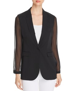 sheer blazer