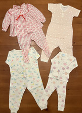VTG 1980  s 1990's Baby Toddler Clothing Sleepers Carter's  LOT 4 Outfits