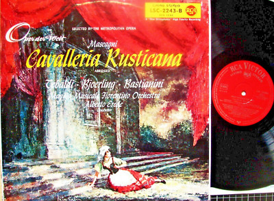 LP MASCAGNI Cavalleria rusticana (Auszüge) TEBALDI BJÖRLING - EREDE - NM- LIVING