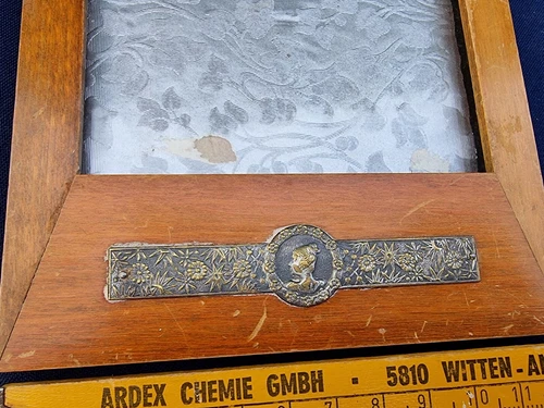 Antique Collectors Attention Very Rare Picture Ramen With Sign Art Nouveau 12x19cm