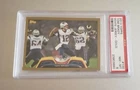 2013 TOPPS GOLD /2013 - TOM BRADY #100 WHITE JERSEY - PSA 8  Patriots GOAT