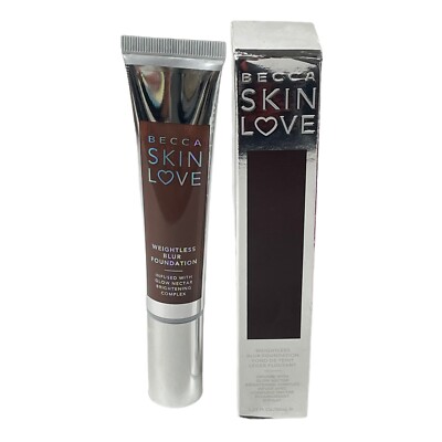 BECCA Skin Love Weightless Blur Foundation 1.23oz Chestnut NIB