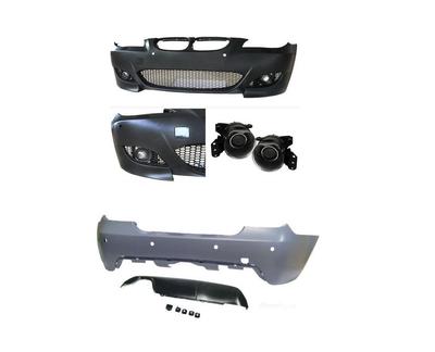 Lèvre De Séparation De Pare-chocs Avant De Voiture, Pour BMW E60 E61 M5 2005 2006 2007 2008 2009 2010, Kits De Carrosserie De Protection De Becquet De Diffuseur Noir Brillant