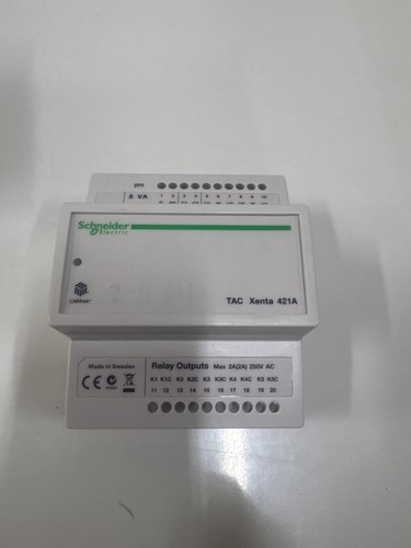 Schneider TAC XENTA 421A Universal Eingänge & Relais Leistung Modul 007302450