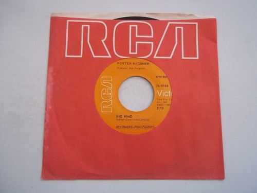 PORTER WAGONER - Big Wind / Tennessee Stud - 45 RPM 7" Record RCA 1969 - 第 1/6 張圖片