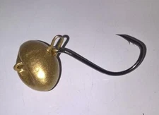 4 SHEEPSHEAD JIGS Ball Gold ALL WEIGHTS 2/0  4/0 hook choice Hogfish Hog Snapper