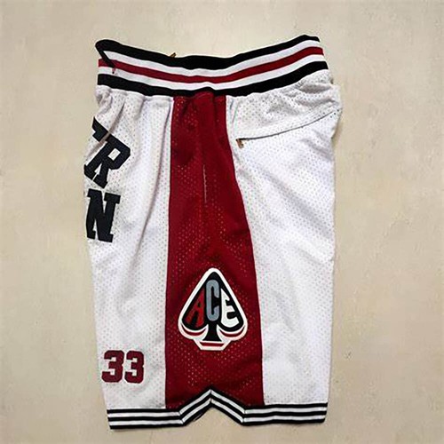 Vintage Bryant #33 Lower Merion Basketball Shorts Stitched With Pocket White - Picture 3 of 4