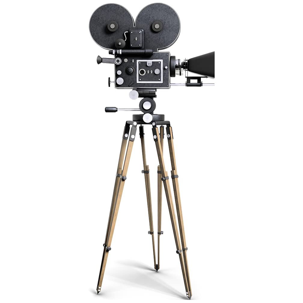 Tripod Hollywood Film Camera SP12147 Old Fashioned Hollywood Movie