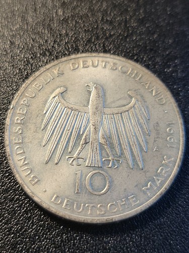 1991-A Germany 10 Mark Brandenburger Tor (Checkpoint Charlie) Gem Uncirculated - Picture 2 of 2