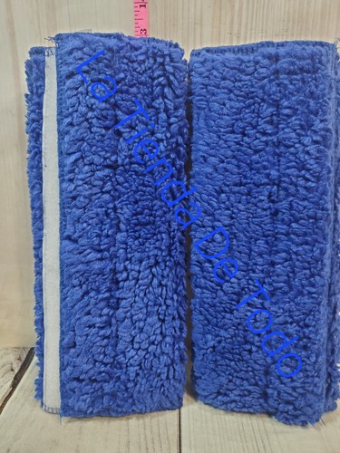 PAIR OF BLUE WHEELCHAIR ARM REST ARMREST PADS SOFT SHEEPSKIN STYLE COVER READ - Picture 7 of 8