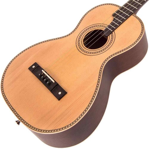 Chitarra acustica tenore vintage ""Viaten"" Paul Brett ~ Naturale - Foto 3 di 11