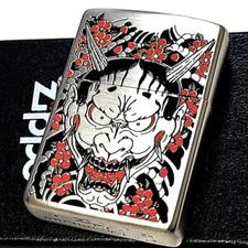 Zippo Yakuza 8 Gaiden Majima Goro Tattoo 2 Side Silver Engraving Regular Lighter