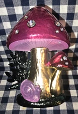 NEW Mushroom & Snail Wallflower NIGHTLIGHT Plug-In Bath & Body Works SHIPS FREE!