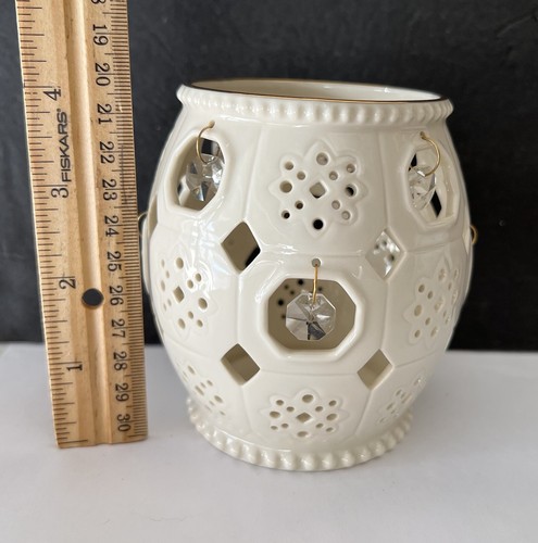 Lenox Garden Lights Snowflake Votive Crystal Candle Holder - Picture 2 of 7