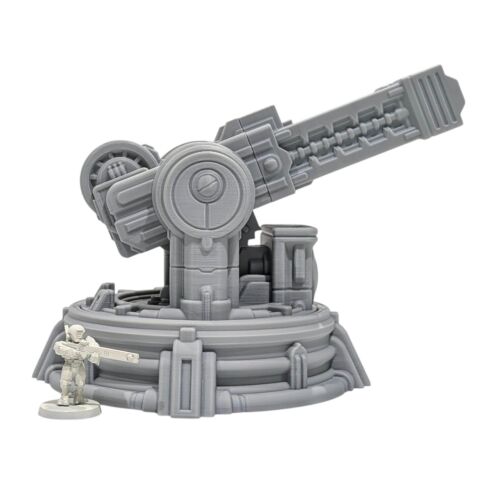 Railstrike Kanone - 28mm Tau 3D Printed Terrain for Tabletop Wargaming - Bild 3 von 8