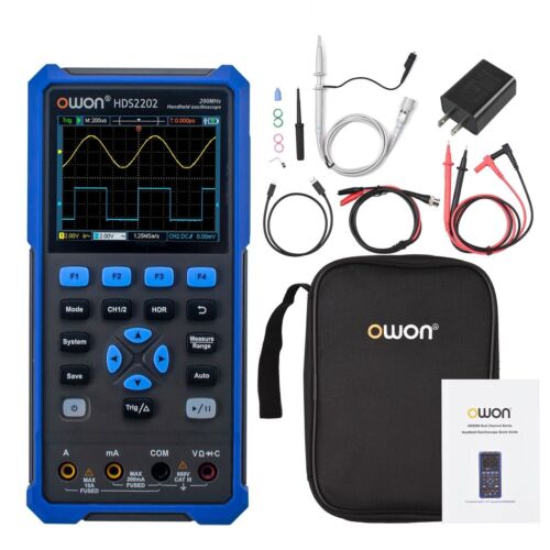Osciloscopio digital Owon serie HDS2102/2202 100 MHz/200 MHz 2 canales verdadero RMS - Imagen 19 de 27
