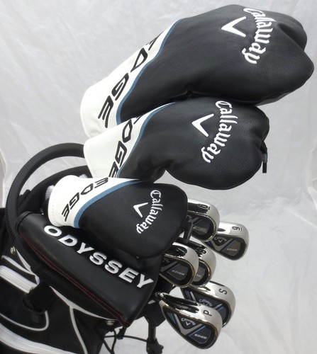 2025 Mens Callaway LH Golf Set Driver Wood Hybrid Irons Odyssey Putter Bag Lefty - Picture 2 of 9
