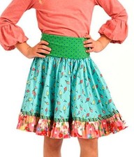 Matilda Jane ICE CREAM SOCIAL Circle Skirt 4 Girl's Cones Wonderful Parade NWT