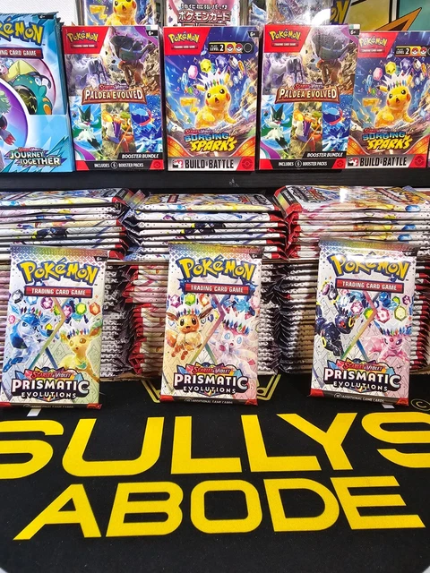 Pack Bundle: Prismatic Evolution x3 Pack Bundle - Rip or ship (EBAY Live Only)