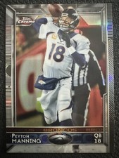 🔥2015 Topps Chrome Refractor Peyton Manning 🔥DENVER BRONCOS🔥HOF 🔥G.O.A.T.🔥
