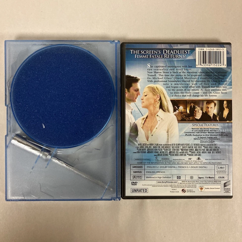 Basic Instinct Special Edition & Basic Instinct 2 UnRated Extended Cut DVD - Image 2 of 4