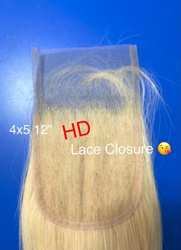 100% Real Human Hair Closure, Available colors: #613 blonde, and #1 or #1B - Picture 9 of 26