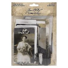Tim Holtz ~ FOUND RELATIVES ~ Vintage Portraits ~ Idea-ology 