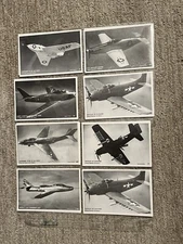 Lot of 8 vintage US Navy Air Force postcards P-51 X4 F86 F-84E Skyraider XF-88